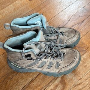 Women's Brown Hiking Boots - Lightweight Support